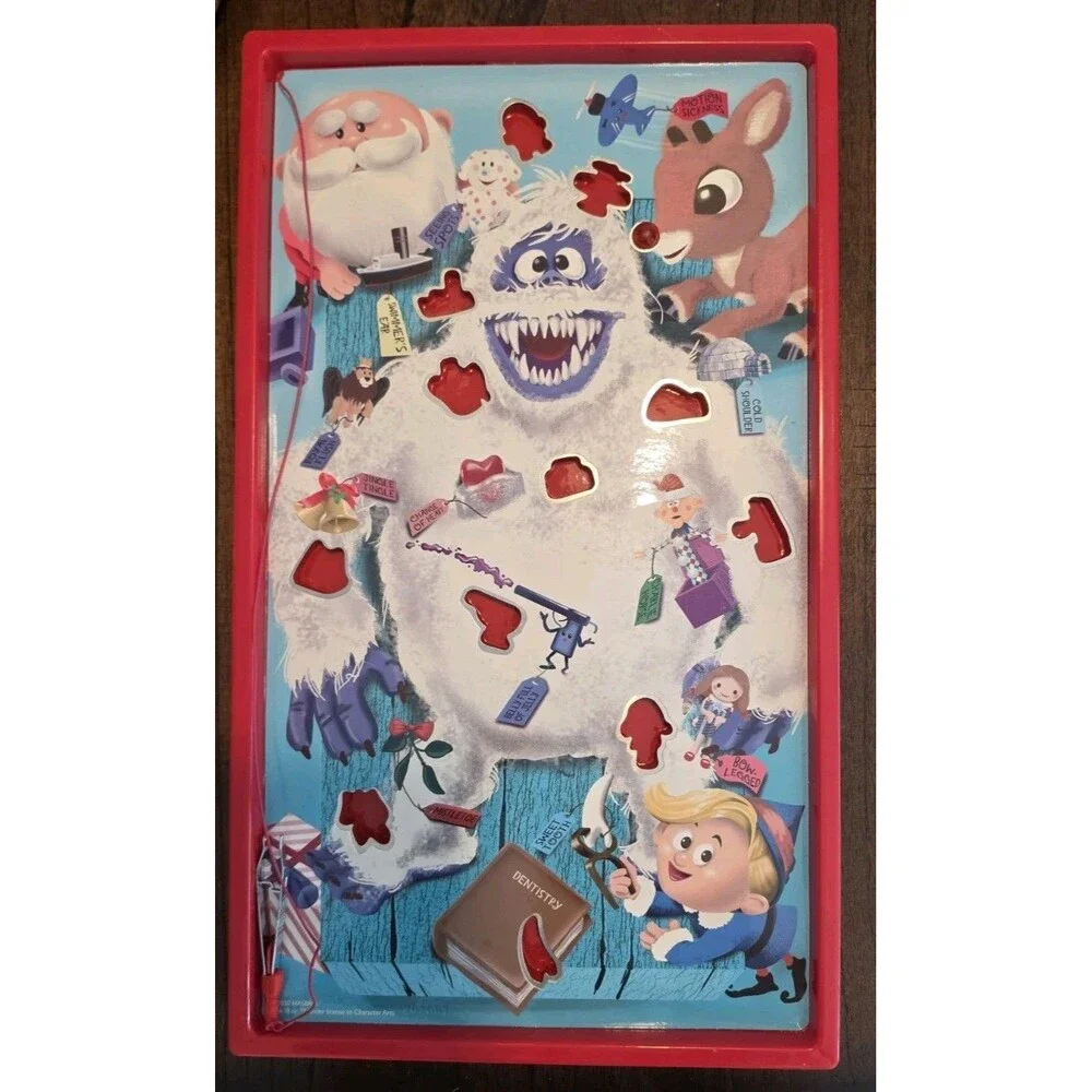 Operation Rudolph Red Nosed Reindeer Silly Skill Game Complete Tested Hasbro